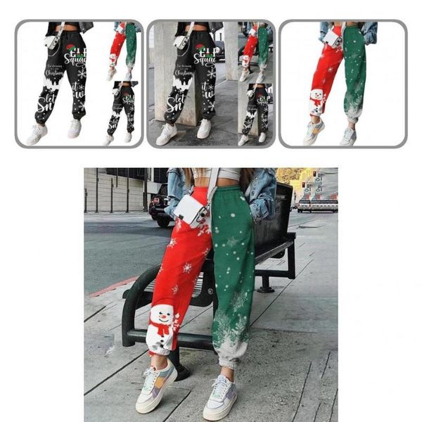 women's pants & capris women trousers mid waist streetwear comfy snowflake pattern sport for jogging, Black;white
women's pants & capris women trousers mid waist streetwear comfy snowflake pattern sport for jogging, Black;white