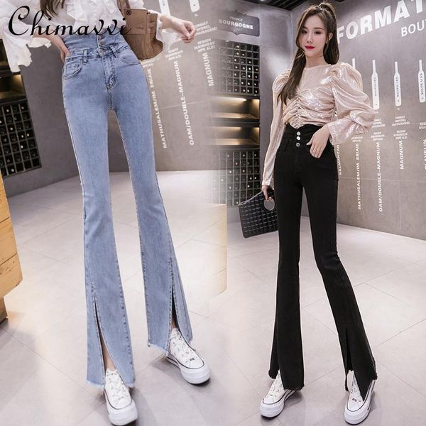 women's clothing streetwear high waist denim wide pants female spring wear split elastic flared jeans trousers skinny, Blue
women's clothing streetwear high waist denim wide pants female spring wear split elastic flared jeans trousers skinny, Blue
