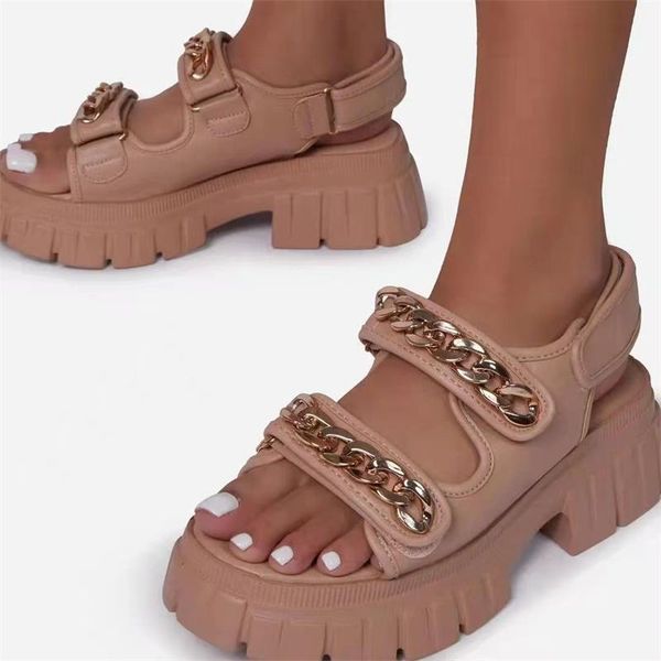 sandals outdoor women beach party shoes chain decorative peep-toe sandal for casual ladies fashion platform, Black
sandals outdoor women beach party shoes chain decorative peep-toe sandal for casual ladies fashion platform, Black