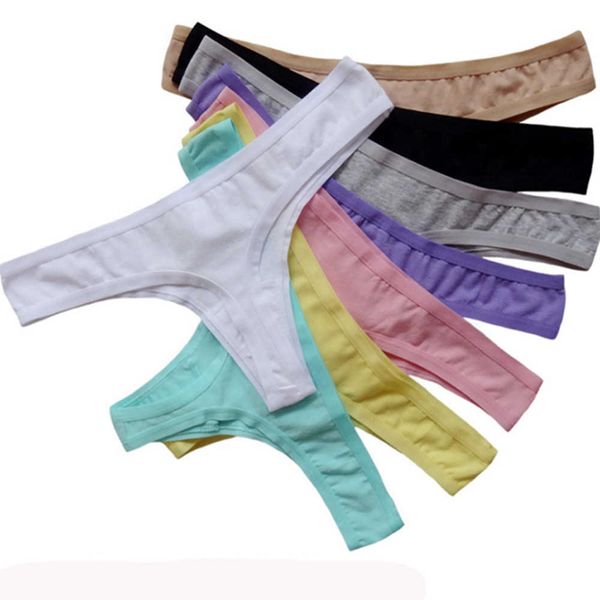 women's panties women cotton thongs underwear g-string low waist seamless knickers yf075, Black;white
women's panties women cotton thongs underwear g-string low waist seamless knickers yf075, Black;white