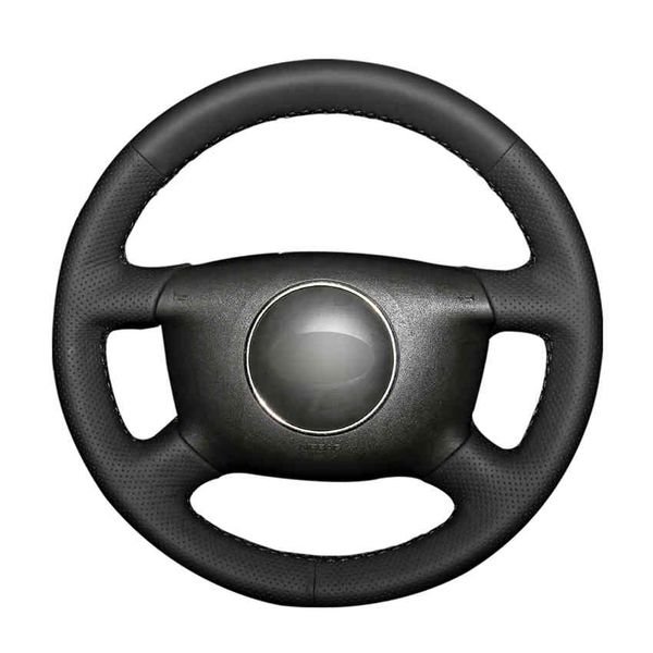 black pu artificial leather car steering wheel cover for a2 (8z) a3 (8l) sprotback a4 (b5 b6) avant a6 (c5) a8 (d2) s4
black pu artificial leather car steering wheel cover for a2 (8z) a3 (8l) sprotback a4 (b5 b6) avant a6 (c5) a8 (d2) s4
