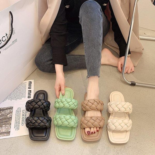 slippers shoes woman's low slides shale female beach 2021 soft rubber summer flat sabot basic rome pu casual retro leisure, Black
slippers shoes woman's low slides shale female beach 2021 soft rubber summer flat sabot basic rome pu casual retro leisure, Black