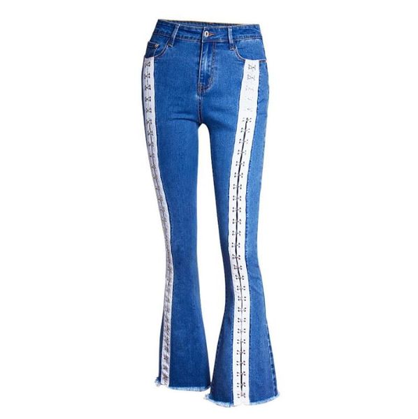 women's jeans plus size 3xl fashion casual for women denim flare pants high waist q628, Blue
women's jeans plus size 3xl fashion casual for women denim flare pants high waist q628, Blue