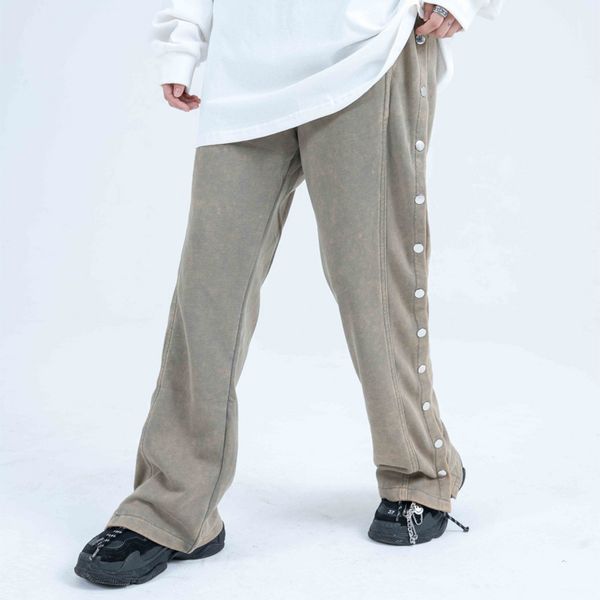 men streetwear vintage fashion hip hop loose sweatpants joggers trousers male size buttons casual harem pant, Black
men streetwear vintage fashion hip hop loose sweatpants joggers trousers male size buttons casual harem pant, Black