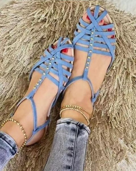 sandals 2021 type women's woven one line with rivet soft bottom personality anti slip model 5ke148, Black
sandals 2021 type women's woven one line with rivet soft bottom personality anti slip model 5ke148, Black