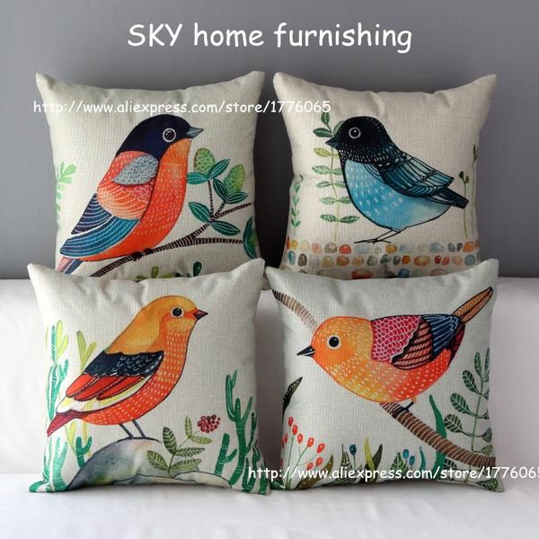 cushion/decorative pillow 45*45 factory wholesale professional custom-made cushion cotton and linen hold coat colorful birds style design
cushion/decorative pillow 45*45 factory wholesale professional custom-made cushion cotton and linen hold coat colorful birds style design