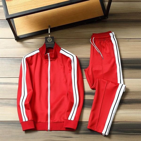 2021 designer mens tracksuit luxury men sweatsuits long sleeve classic fashion pocket running casual man clothes outfits pants jacket two pi, Gray 
2021 designer mens tracksuit luxury men sweatsuits long sleeve classic fashion pocket running casual man clothes outfits pants jacket two pi, Gray