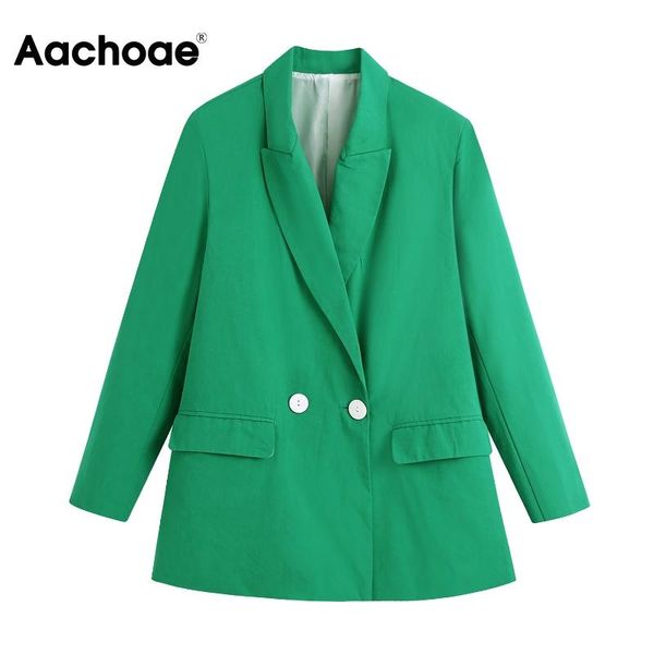 women's suits & blazers aachoae women green color blazer office wear double breasted notched collar ladies vintage long sleeve outerwea, White;black
women's suits & blazers aachoae women green color blazer office wear double breasted notched collar ladies vintage long sleeve outerwea, White;black