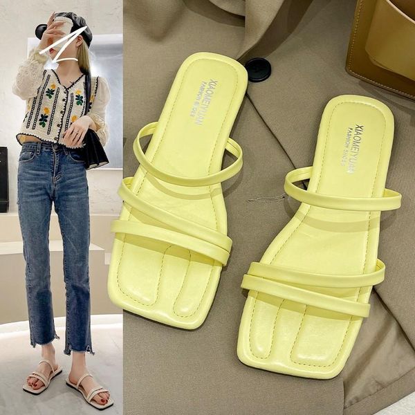 slippers 2021 summer women's flat sandals solid color open toe outdoor beach shoes plus size zapatos de mujer, Black
slippers 2021 summer women's flat sandals solid color open toe outdoor beach shoes plus size zapatos de mujer, Black
