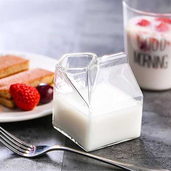 wine glasses 250ml creative milk box cup transparent shape glass cups students drink bottle coffee tea drinkware
wine glasses 250ml creative milk box cup transparent shape glass cups students drink bottle coffee tea drinkware