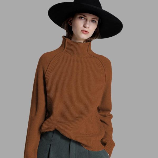 women's sweaters cashmere sweater women turtleneck thickened pullover autumn and winter loose large size knitted wool solid, White;black
women's sweaters cashmere sweater women turtleneck thickened pullover autumn and winter loose large size knitted wool solid, White;black