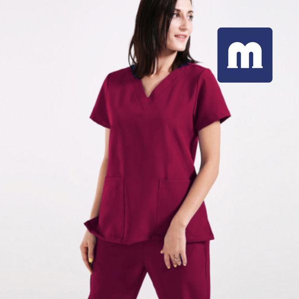 061 fourpocket scrubs hospital uniform pant for women slim fit super soft stretch antiwrinkle medical scrubs uniform shirt, White
061 fourpocket scrubs hospital uniform pant for women slim fit super soft stretch antiwrinkle medical scrubs uniform shirt, White