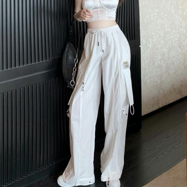 women's pants & capris streetwear cargo elastic waist joggers female loose trousers casual plus size black white harem hip hop 2021
women's pants & capris streetwear cargo elastic waist joggers female loose trousers casual plus size black white harem hip hop 2021