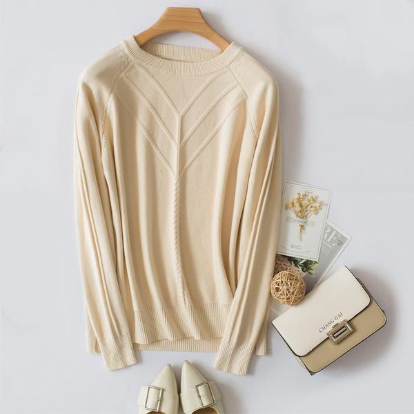 women's sweaters 2021 cashmere wool sweater women solid color pullover o-neck female long sleeve knitted jumpers, White;black
women's sweaters 2021 cashmere wool sweater women solid color pullover o-neck female long sleeve knitted jumpers, White;black