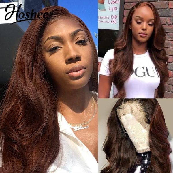 brazilian remy 180% brown human hair wigs straight #2 colored lace front for black women pre plucked wig, Black;brown
brazilian remy 180% brown human hair wigs straight #2 colored lace front for black women pre plucked wig, Black;brown