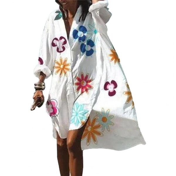 casual dresses summer women long sleeve floral leaf print single-breasted shirt dress plus size loose beach party vestidos robe blouse, Black;gray
casual dresses summer women long sleeve floral leaf print single-breasted shirt dress plus size loose beach party vestidos robe blouse, Black;gray