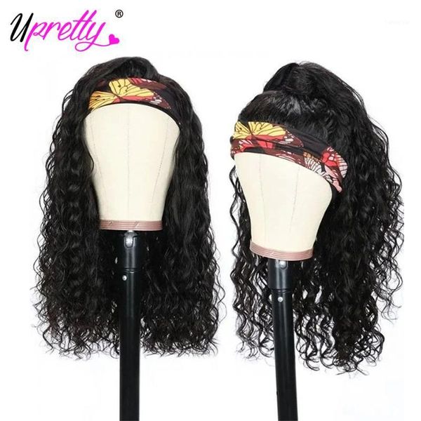 water wave wig brazilian 150% density nature curls headband wigs upretty human hair none lace frontal for women1, Black;brown
water wave wig brazilian 150% density nature curls headband wigs upretty human hair none lace frontal for women1, Black;brown