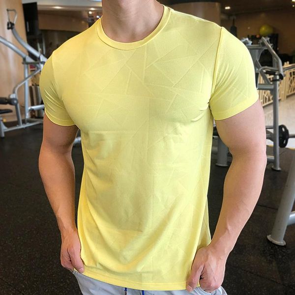 running jerseys 2021 mens t-shirt sport shirts spandex compression quick dry gym tights round collar t shirt, Black;blue
running jerseys 2021 mens t-shirt sport shirts spandex compression quick dry gym tights round collar t shirt, Black;blue