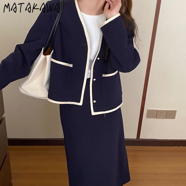 matakawa french v-neck contrast trim loose short coat solid single breasted jacket women long sleeve jackets for women 210513, Black;brown
matakawa french v-neck contrast trim loose short coat solid single breasted jacket women long sleeve jackets for women 210513, Black;brown