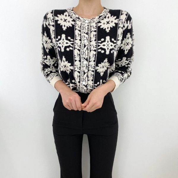 jxmyy thickened heavy embroidery flowers round neck long-sleeved single-breasted gentle knitted cardigan sweater coat 210412, White;black
jxmyy thickened heavy embroidery flowers round neck long-sleeved single-breasted gentle knitted cardigan sweater coat 210412, White;black