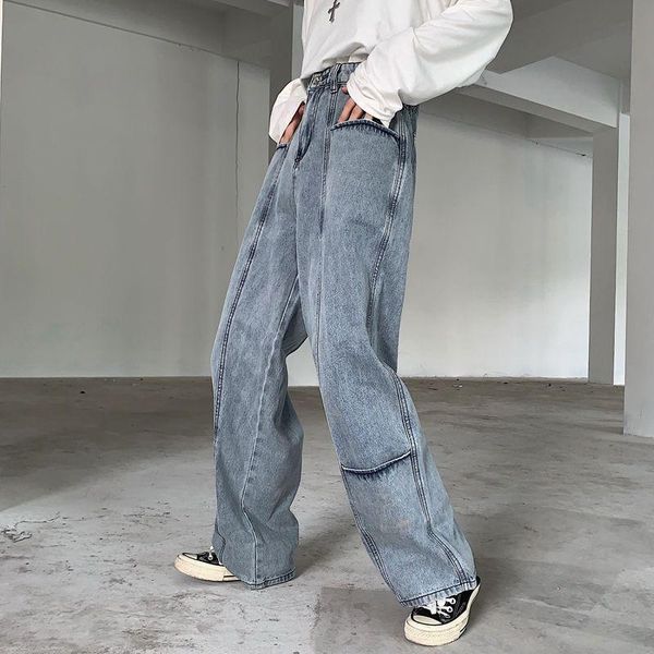 women's jeans high waist women straight patchwork femme summer blue cotton cargo pants harajuku loose street female
women's jeans high waist women straight patchwork femme summer blue cotton cargo pants harajuku loose street female