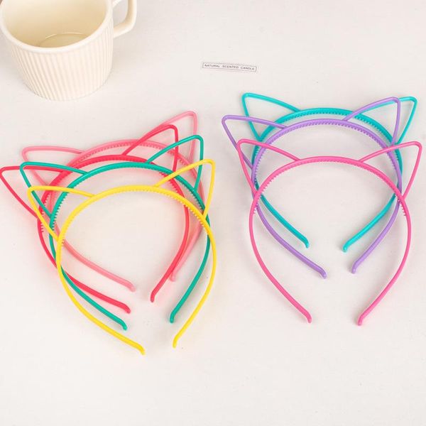 hair accessories cute cartoon candy color anti slip cat ears hairband for children girls bands hoops party headband headwear, Slivery;white
hair accessories cute cartoon candy color anti slip cat ears hairband for children girls bands hoops party headband headwear, Slivery;white