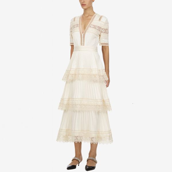 a line vintage lace white patchwork women dress v neck high waist short sleeve ruched midi dresses female casual fashion, Black;gray
a line vintage lace white patchwork women dress v neck high waist short sleeve ruched midi dresses female casual fashion, Black;gray