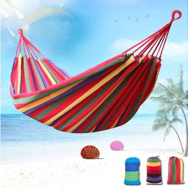 double single thick canvas hammock portable outdoor camping home travel garden swing hanging chair sleeping bed hangmat bags
double single thick canvas hammock portable outdoor camping home travel garden swing hanging chair sleeping bed hangmat bags