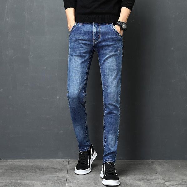 men's jeans 2021 slim jeans, high-quality casual stretch trousers clothing, fashion korean straight versatile, Blue
men's jeans 2021 slim jeans, high-quality casual stretch trousers clothing, fashion korean straight versatile, Blue