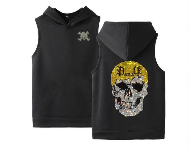 brand drill men hoodies sweatshirts oversize loose hoodie fashion men's vest with hat, Black
brand drill men hoodies sweatshirts oversize loose hoodie fashion men's vest with hat, Black