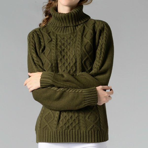 winter oversized turtleneck women sweaters long sleeve korean slim knitted and pullovers female jumper tricot 210603, White;black
winter oversized turtleneck women sweaters long sleeve korean slim knitted and pullovers female jumper tricot 210603, White;black