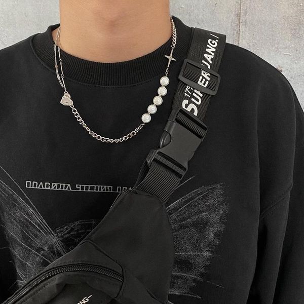 chokers 2021 trend personality hip hop multilayer necklace men metal pearl couple pendant silver color chain for women jewelry, Golden;silver
chokers 2021 trend personality hip hop multilayer necklace men metal pearl couple pendant silver color chain for women jewelry, Golden;silver