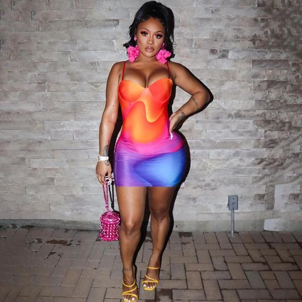 casual dresses colorful print tie dye mini women dress spaghetti strap backless bodycon evening club party outfits clothing, Black;gray
casual dresses colorful print tie dye mini women dress spaghetti strap backless bodycon evening club party outfits clothing, Black;gray