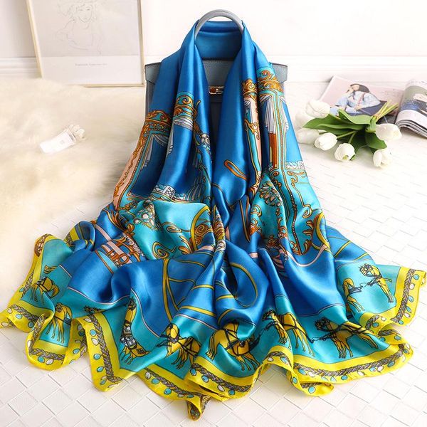 scarves spring autumn retro style silk shawl summer sun-resistant beach towel soft scarf women chiffon hijab, Blue;gray
scarves spring autumn retro style silk shawl summer sun-resistant beach towel soft scarf women chiffon hijab, Blue;gray