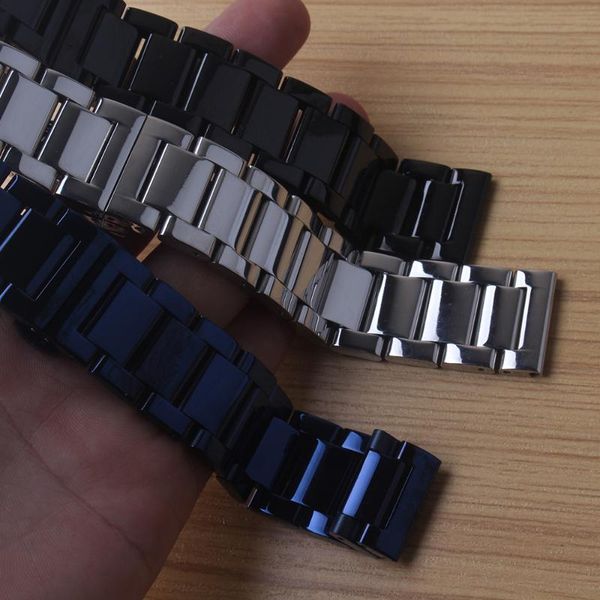 watch bands 3 pointer stainless steel watchband 18mm 20mm 21mm 22mm 23 24mm polished deployment buckle replacement bracelet band strap, Black;brown
watch bands 3 pointer stainless steel watchband 18mm 20mm 21mm 22mm 23 24mm polished deployment buckle replacement bracelet band strap, Black;brown
