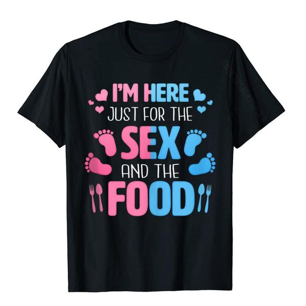 men's t-shirts i'm here just for the and food funny gender reveal basic tshirts men casual tees special camisa cotton, White;black
men's t-shirts i'm here just for the and food funny gender reveal basic tshirts men casual tees special camisa cotton, White;black