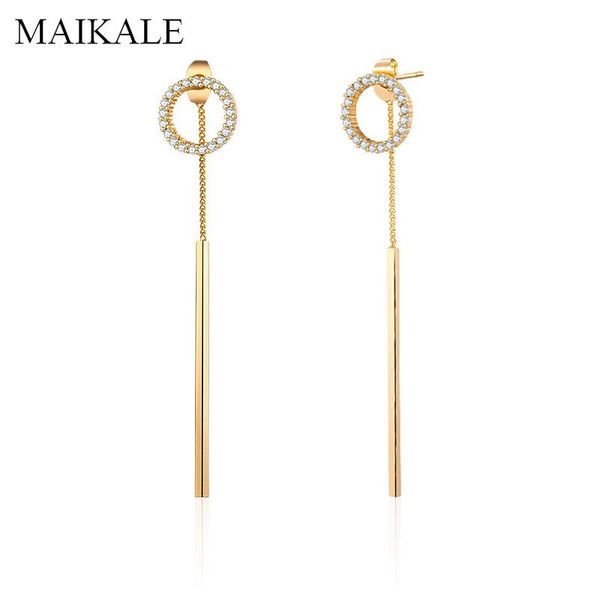 dangle & chandelier maikale classic zirconia circle metal rod long gold hanging gunblack chain tassel drop earrings for women jewelry daily, Silver
dangle & chandelier maikale classic zirconia circle metal rod long gold hanging gunblack chain tassel drop earrings for women jewelry daily, Silver