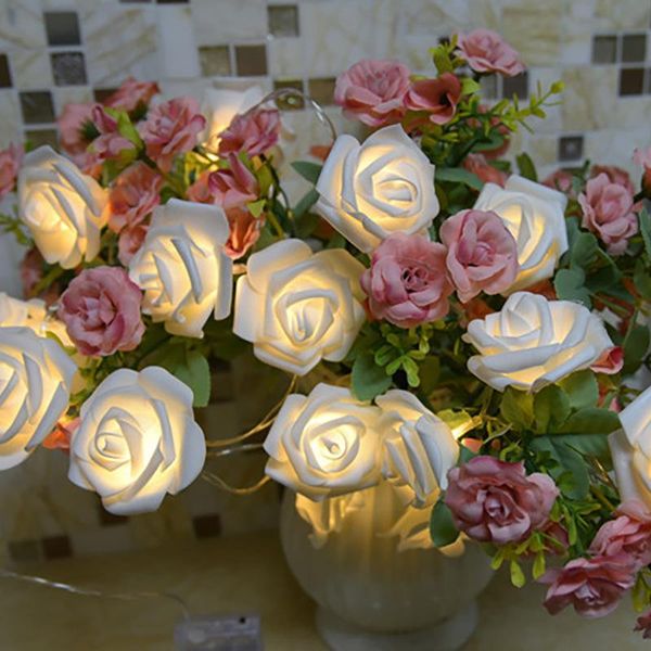strings garland street led rose christmas lights holiday fairy string decorations for home wedding decoration
strings garland street led rose christmas lights holiday fairy string decorations for home wedding decoration