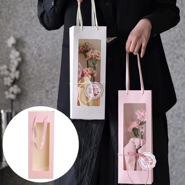 valentine's day window flower packaging bag rose bouquet transparent single gift wrap
valentine's day window flower packaging bag rose bouquet transparent single gift wrap