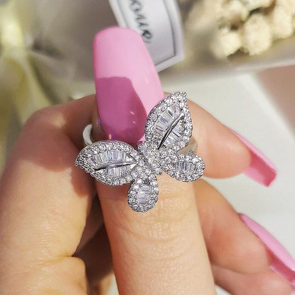 trendy butterfly 925 sterling silver fashion ring for women party gift jewelry wholesale r6134 cluster rings, Golden;silver
trendy butterfly 925 sterling silver fashion ring for women party gift jewelry wholesale r6134 cluster rings, Golden;silver