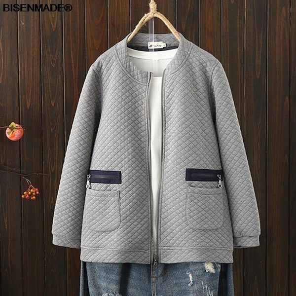 plus size outerwear & coats women clothing quilted jacket 2021 autumn winter casual long sleeve female baseball uniform, Black
plus size outerwear & coats women clothing quilted jacket 2021 autumn winter casual long sleeve female baseball uniform, Black