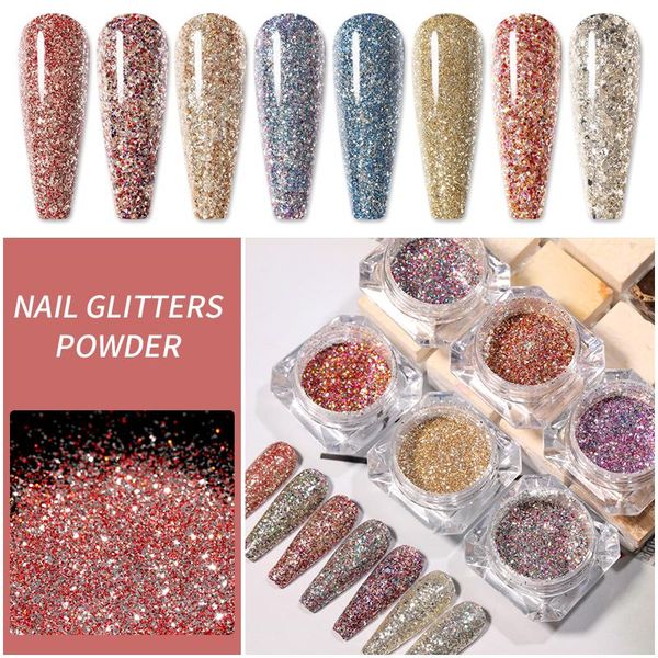 nail glitter 1box gray black white gradient shiny powder laser sparkly art chrome pigment silver diy decoration, Silver;gold
nail glitter 1box gray black white gradient shiny powder laser sparkly art chrome pigment silver diy decoration, Silver;gold
