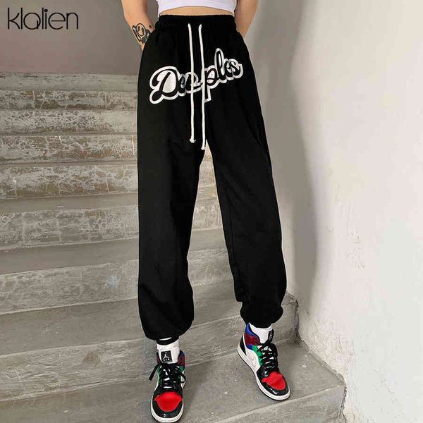 pants fashion print letter high waist drawstring trousers women spring summer new casual street soft loose cotton pant, Black;white
pants fashion print letter high waist drawstring trousers women spring summer new casual street soft loose cotton pant, Black;white