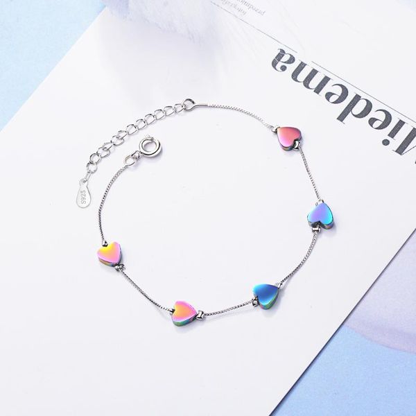 link, chain colorful artificial stone love heart bracelets for women 2021 trendy fashion female jewelry birthday gift girl, Black
link, chain colorful artificial stone love heart bracelets for women 2021 trendy fashion female jewelry birthday gift girl, Black
