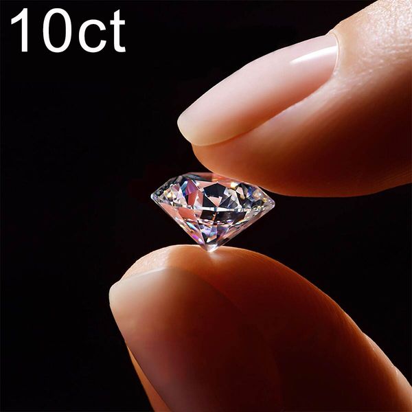 10ct 14mm d color vvs1 100% true loose gemstones moissanite stone lab diamond with gra certificate for womens jewelry ring gems, Black
10ct 14mm d color vvs1 100% true loose gemstones moissanite stone lab diamond with gra certificate for womens jewelry ring gems, Black