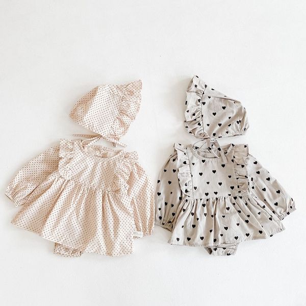 princess baby clothes newborn girls long sleeve polka dot heart pattern cotton bodysuit dress hat 2pcs suit 0-24months, Blue
princess baby clothes newborn girls long sleeve polka dot heart pattern cotton bodysuit dress hat 2pcs suit 0-24months, Blue