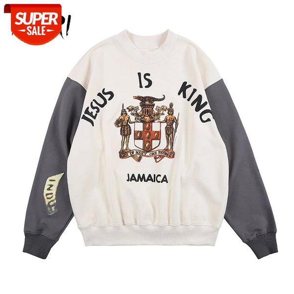 hip hop kanye west jesus is king hoodies men letter print o-neck autumn casual pullover streetwear fashion skateboard sweatshirt #ev9w, Black
hip hop kanye west jesus is king hoodies men letter print o-neck autumn casual pullover streetwear fashion skateboard sweatshirt #ev9w, Black