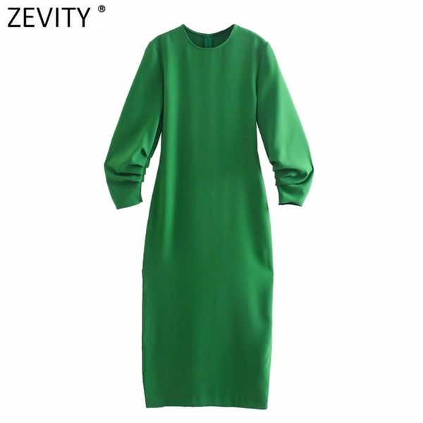 women high street solid color pleated sleeve slim green midi dress female chic zipper side split kimono vestidos ds8125 210420, Black;gray
women high street solid color pleated sleeve slim green midi dress female chic zipper side split kimono vestidos ds8125 210420, Black;gray