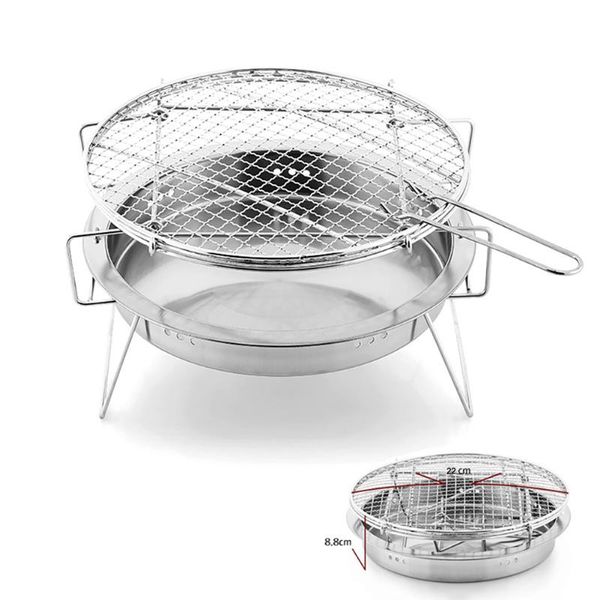 outdoor stainless steel grill portable barbecue grid mini round charcoal folding bbq camping picnic tool tools & accessories
outdoor stainless steel grill portable barbecue grid mini round charcoal folding bbq camping picnic tool tools & accessories