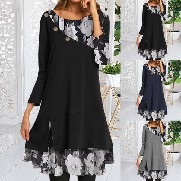casual dresses womail autumn printed sundress fashion women's maxi dress long sleeve female high loose waist femme vestidos robe, Black;gray
casual dresses womail autumn printed sundress fashion women's maxi dress long sleeve female high loose waist femme vestidos robe, Black;gray